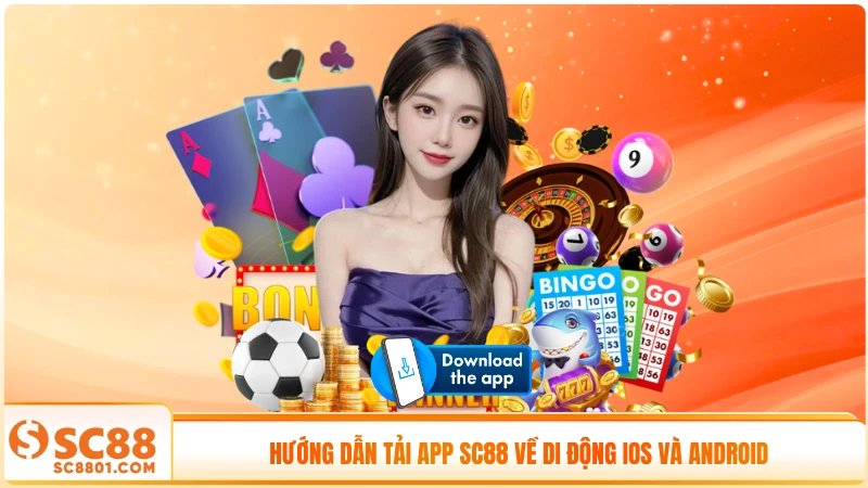 Hướng dẫn tải app SC88 về di động IOS và Android