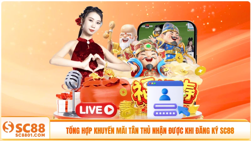 Tổng hợp khuyến mãi tân thủ nhận được khi đăng ký SC88